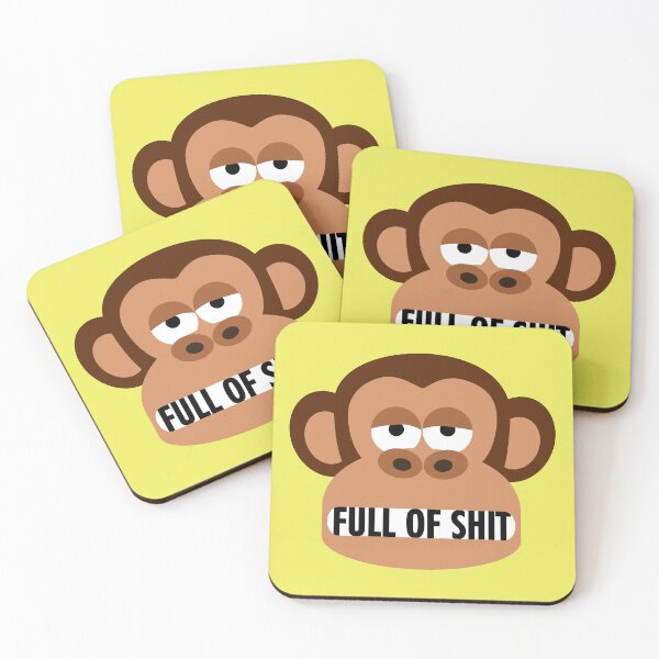 Item preview, Rude Bored Monkey Says You Are Full Of Shit designed and sold by Moodific.