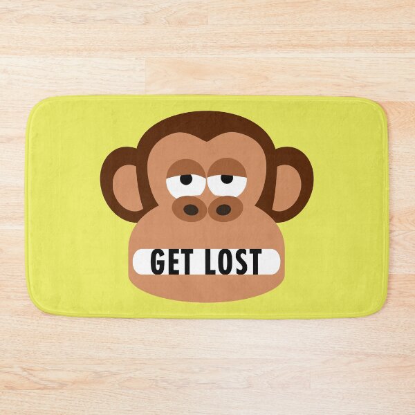 Item preview, Rude Bored Monkey Tells You to Get Lost designed and sold by Moodific.