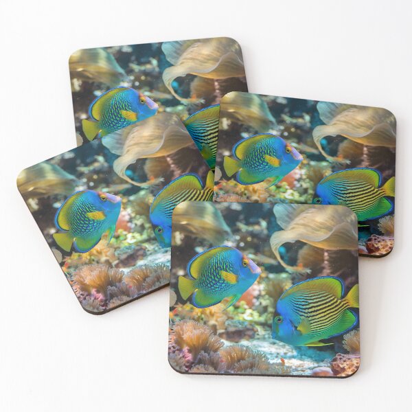 Item preview, Mandarinfish in Vibrant Coral Garden – Stunning Tropical Underwater Art  designed and sold by Heal-Heart-Soul.