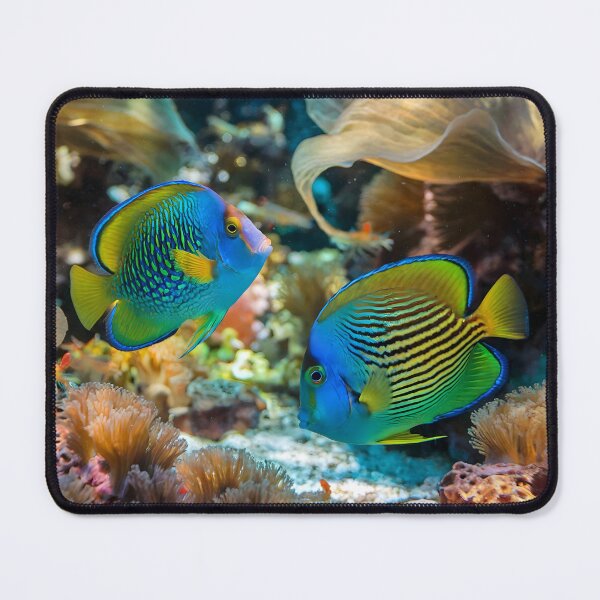 Item preview, Mandarinfish in Vibrant Coral Garden – Stunning Tropical Underwater Art designed and sold by Heal-Heart-Soul.