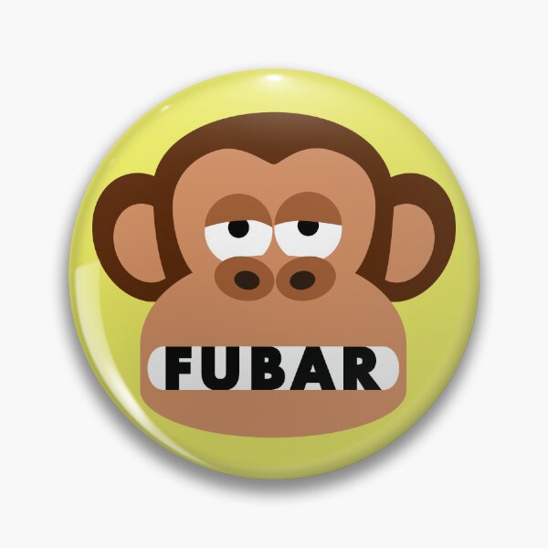 Item preview, Rude Bored Monkey Thinks You Are FUBAR designed and sold by Moodific.