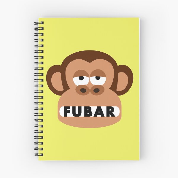 Item preview, Rude Bored Monkey Thinks You Are FUBAR designed and sold by Moodific.