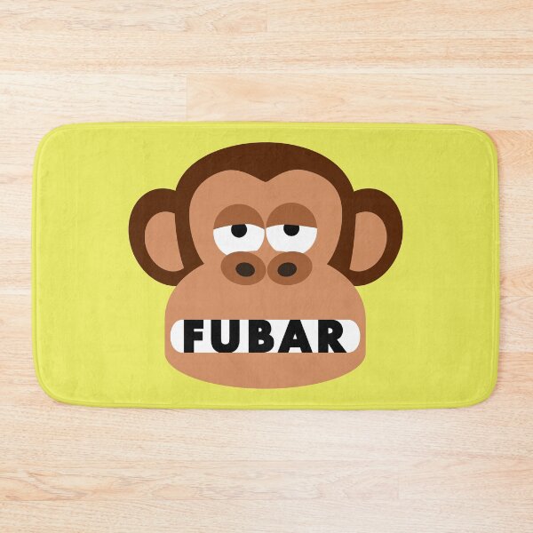 Item preview, Rude Bored Monkey Thinks You Are FUBAR designed and sold by Moodific.