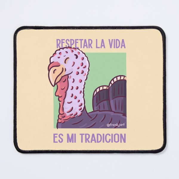Item preview, Vegan Thanksgiving - Cute Turkey - Spanish designed and sold by Frank J. Art.