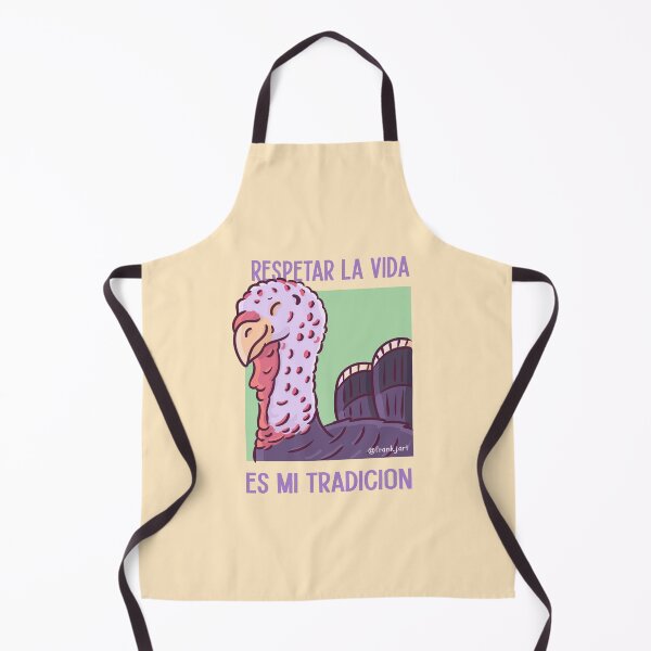 Item preview, Vegan Thanksgiving - Cute Turkey - Spanish designed and sold by Frank J. Art.