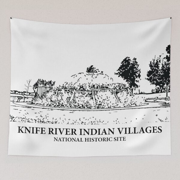 Item preview, Knife River Indian Villages National Historic Site designed and sold by Lakeric Cityscapes.