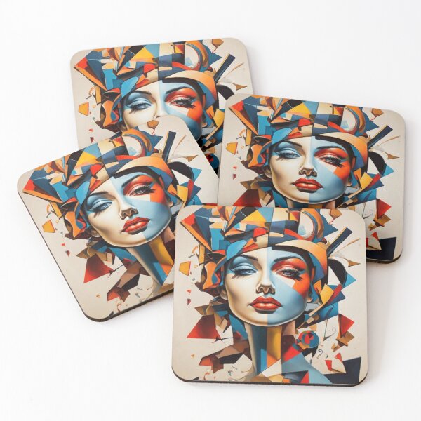 Item preview,  Fragmented Reality in Geometric Shapes designed and sold by KilianSzmid.