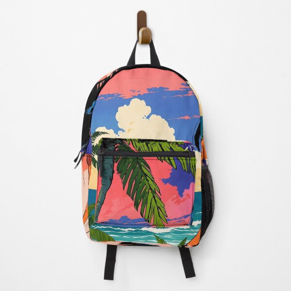 Item preview, Banjul Gambia Retro Anime Girl 80s Vintage Travel designed and sold by Retro-Anime9.
