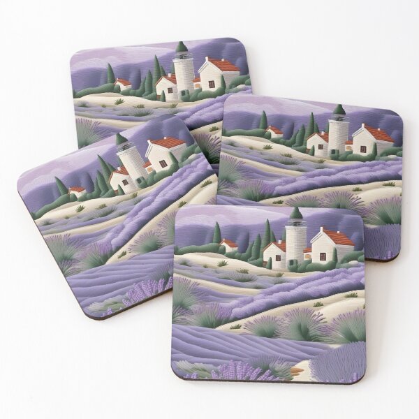Item preview, Lavender Crop Landscape designed and sold by Ciervo Primavera.