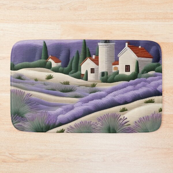 Item preview, Lavender Crop Landscape designed and sold by Ciervo Primavera.