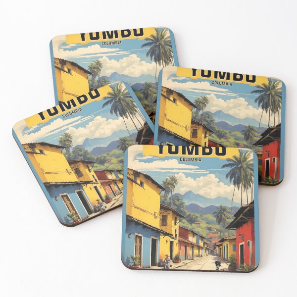 Item preview, Yumbo Colombia Retro Vintage Poster Tourism  designed and sold by TravelersGems.
