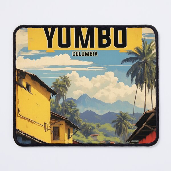 Item preview, Yumbo Colombia Retro Vintage Poster Tourism designed and sold by TravelersGems.