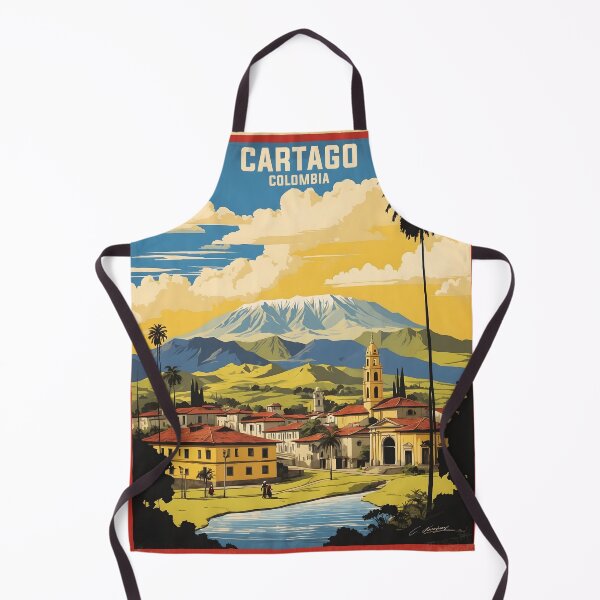 Item preview, Cartago Colombia Colombia Retro Vintage Poster Tourism  designed and sold by TravelersGems.