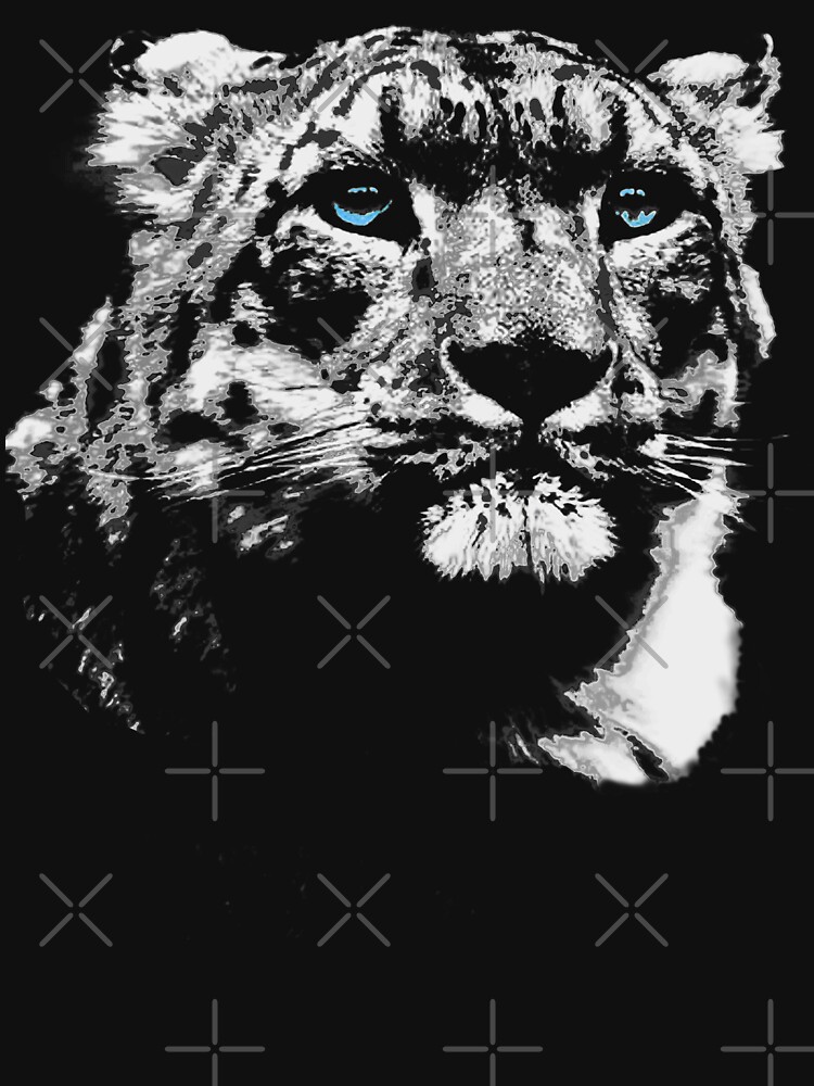 "Snow Leopard " T-shirt for Sale by GrizzlyVision | Redbubble | snow