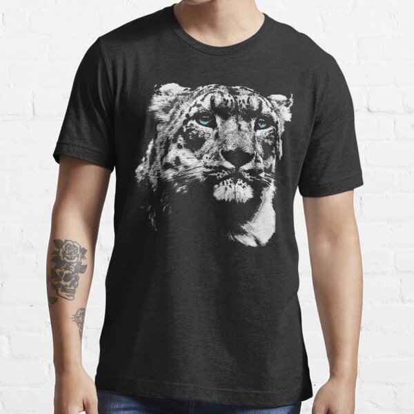 "Snow Leopard " T-shirt for Sale by GrizzlyVision | Redbubble | snow