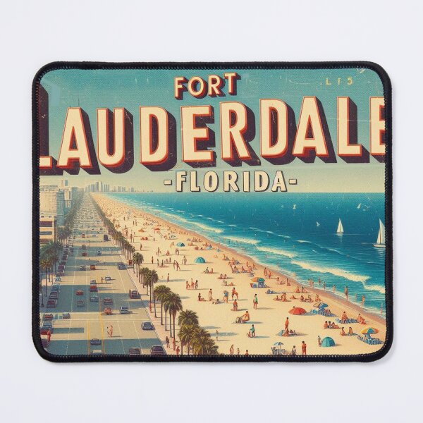 Item preview, Retro Fort Lauderdale Beach Sunset designed and sold by clintang.