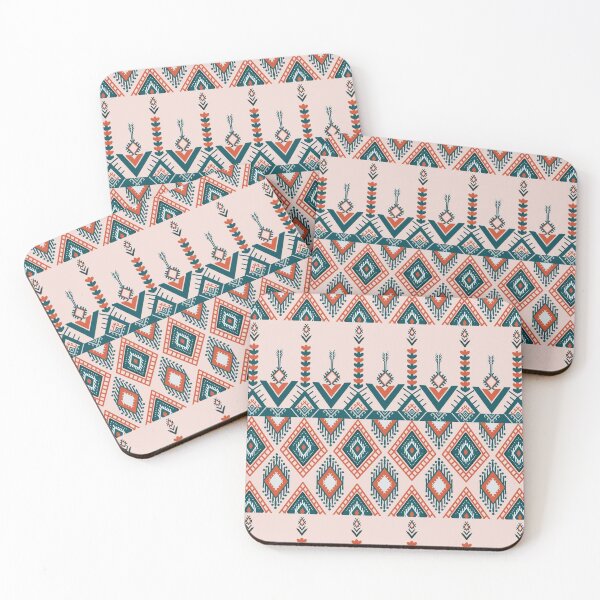 Item preview, Classic Thai silk digital printing paper, traditional Thai pattern, seamless,  Thai printed Ikat style woven fabric pattern designed and sold by Phatt pixels.