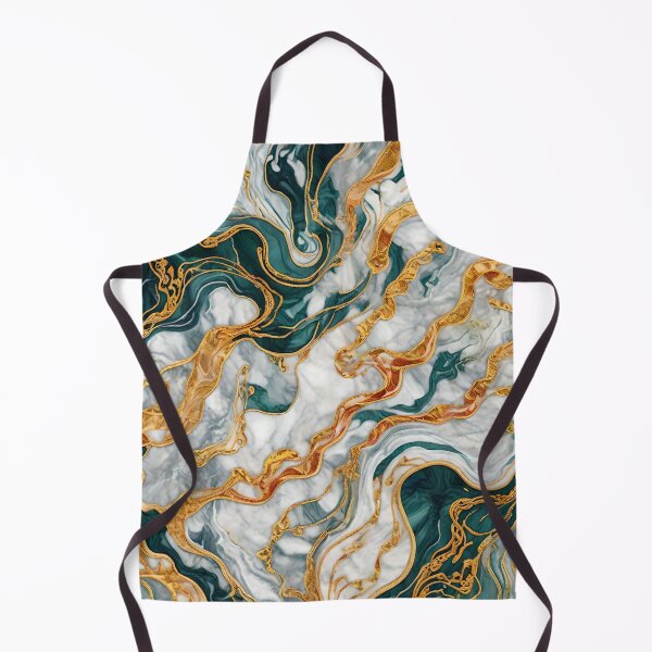 Item preview, Green Marble Texture With Orange And White designed and sold by Ciervo Primavera.
