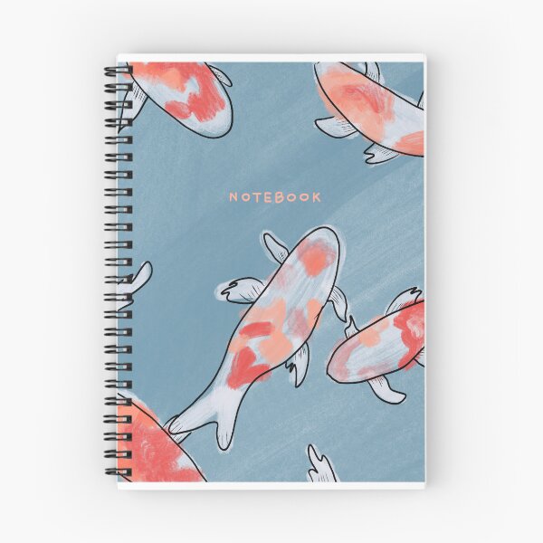 Item preview, Koi Fish Notebook designed and sold by forthebetter ..