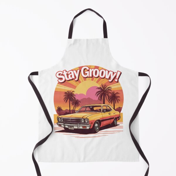 Item preview, Stay Groovy Retro Vintage Car T-Shirt Design designed and sold by HAFIZ-DP.
