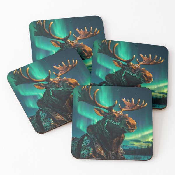 Item preview, Steampunk Moose & Northern Lights designed and sold by Skye Ryan-Evans.