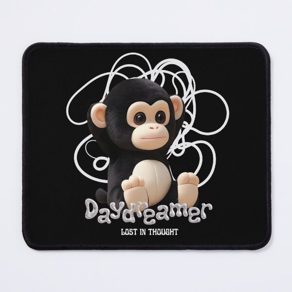 Item preview, Day Dreamer Chimpanzee Ape - Lost In Thought designed and sold by The magic  Yellow bus.
