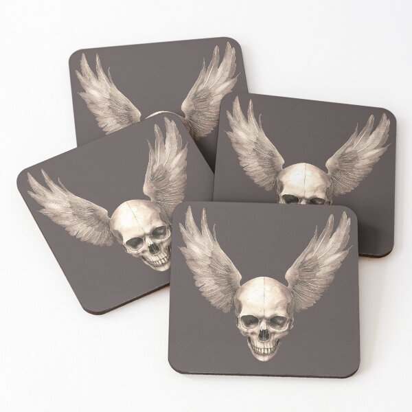 Item preview, Ethereal Skull with Angel Wings designed and sold by Mindsway.
