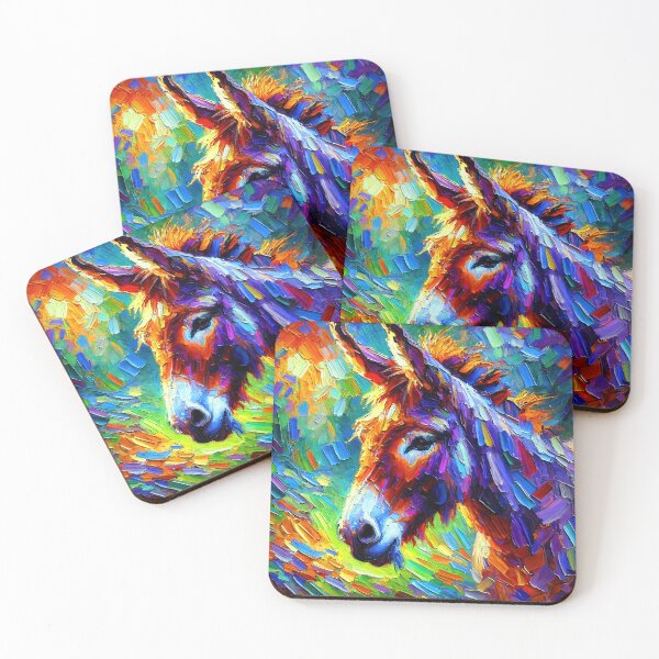 Item preview, Abstract Donkey Portrait designed and sold by ChrisButler.