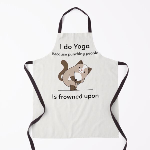 Artikelvorschau, Ich mache Yoga, weil entworfen und verkauft von Fanverse Merchandise.