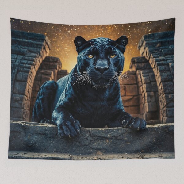 Item preview, Black Panther and Thai Temple designed and sold by Skye Ryan-Evans.