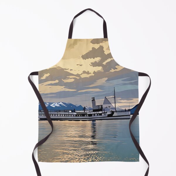 Item preview, TSS Ernslaw Queenstown Print designed and sold by BleedinDesign.