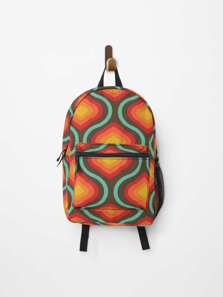 Thumbnail 1 of 3, Backpack, Retro pattern designed and sold by 171factory.