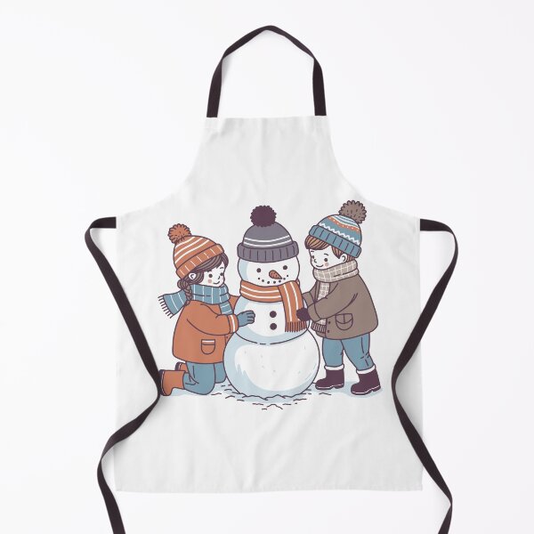 Item preview, Adorable kids making snowman designed and sold by PI-CO.
