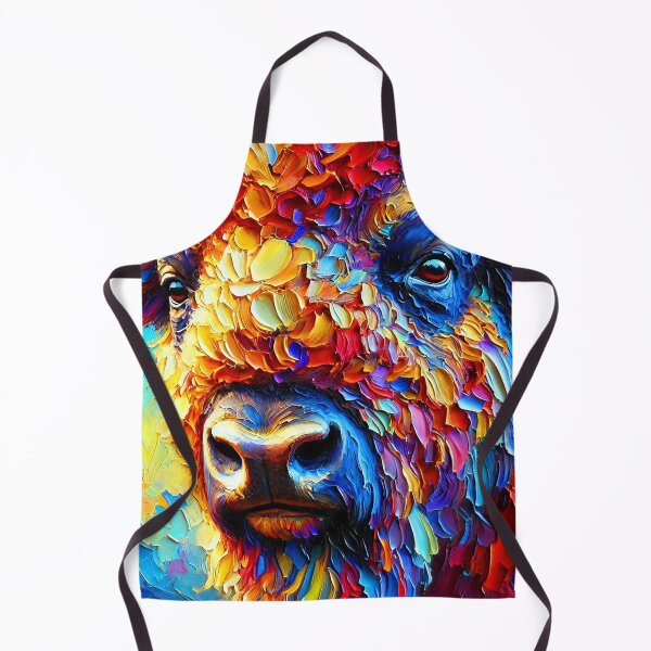 Item preview, Abstract Bison Portrait designed and sold by ChrisButler.