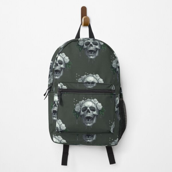 Item preview, Melancholy Skull in Bloom designed and sold by Mindsway.