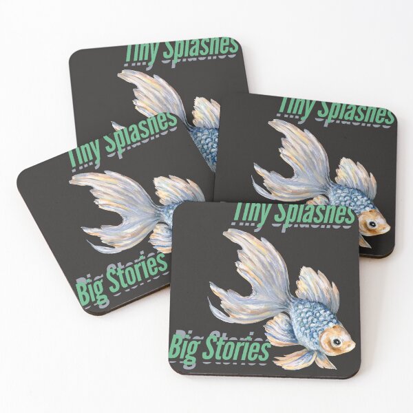 Item preview, Goldfish Fish Illustration  Tiny splashes Big Stories designed and sold by SDFsignature.