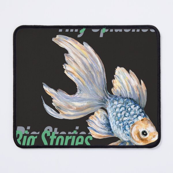 Artikelvorschau, Goldfisch Fisch Illustration Kleine Spritzer Große Geschichten entworfen und verkauft von SDFsignature.