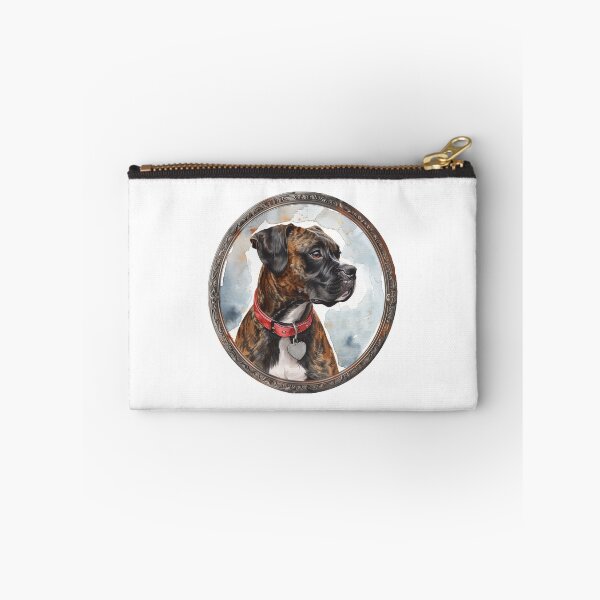Item preview, Boxer Proper Pup Portrait designed and sold by IllustrateJillE.