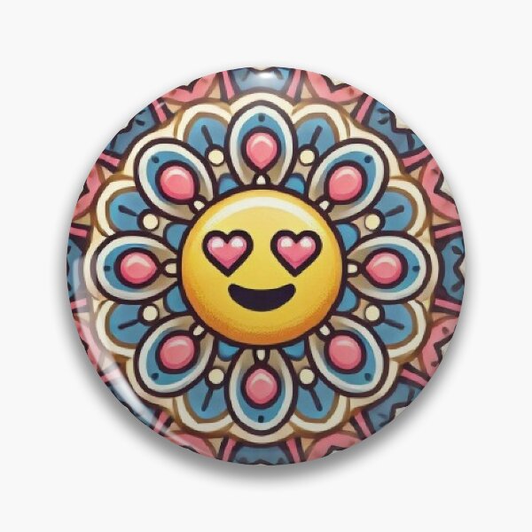 Item preview, emoji mandala with different expressions with bright colors designed and sold by Anime9122.