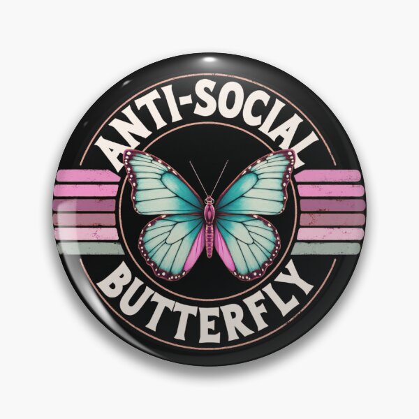 Item preview, anti-social butterfly designed and sold by jgdlc.