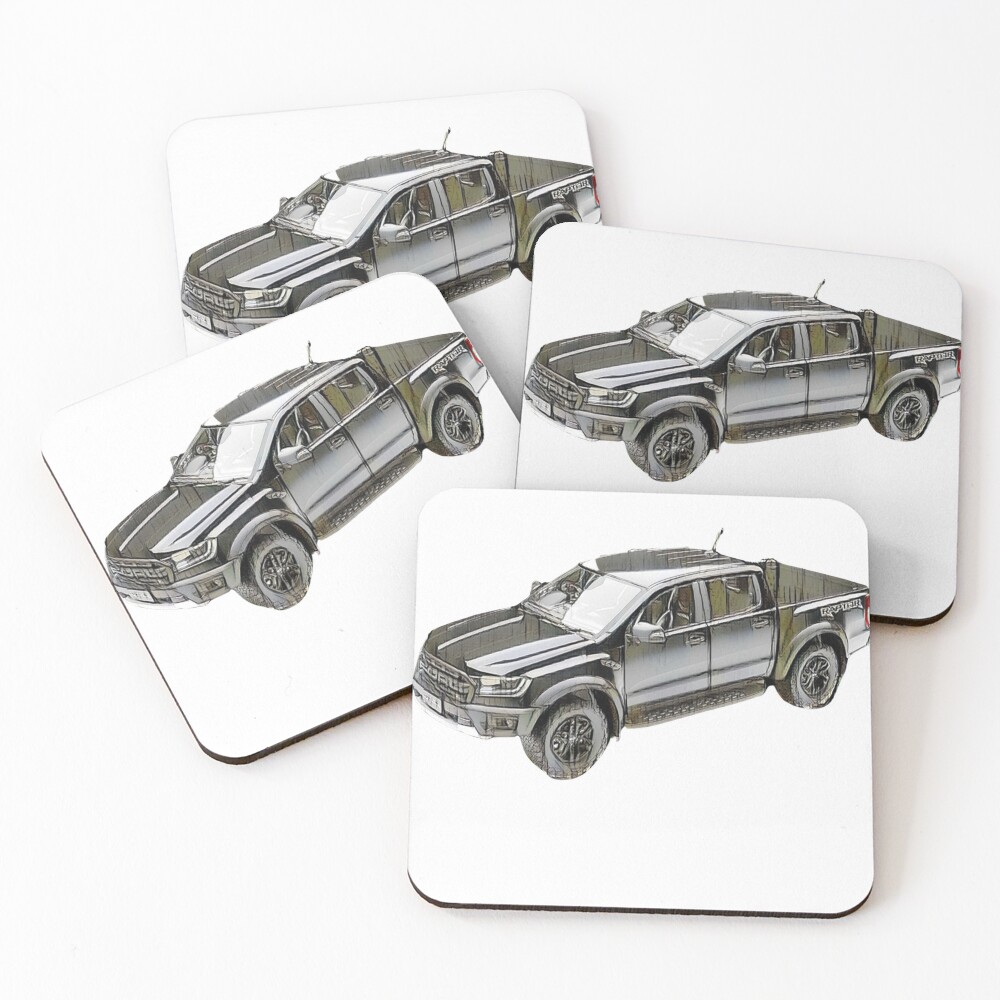 Item preview, Coasters (Set of 4) designed and sold by CarArtAustralia.
