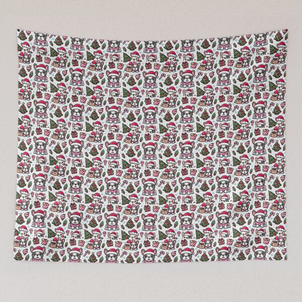 Item preview, Copy of French Bulldog christmas pattern 2 designed and sold by MBA.