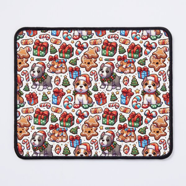 Item preview, American Bully christmas pattern designed and sold by MBA.