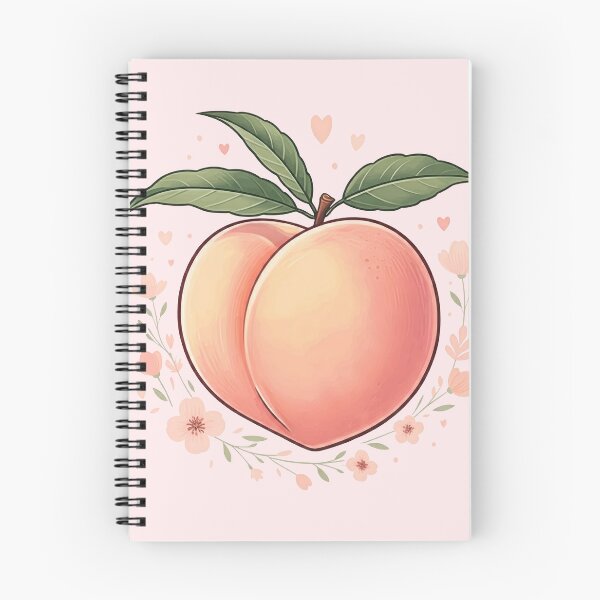 Item preview, Pastel Peach and Flowers  designed and sold by CriaCreative.