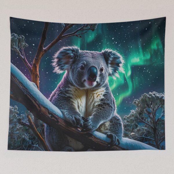 Item preview, Winter Koala and Southern Lights  designed and sold by Skye Ryan-Evans.
