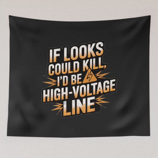 Item preview, if look could kill – Electric Humor designed and sold by bukajart.