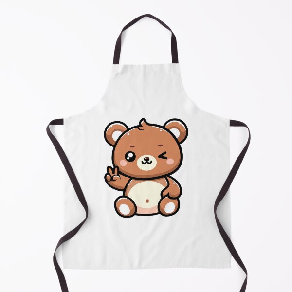 Item preview, Charming Teddy Bear Making a Peace Sign - Perfect for T-Shirts, Stickers, and More designed and sold by CreativeTomb.