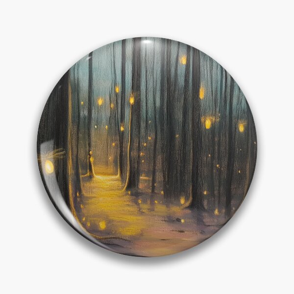 Item preview, Night Time  Forest Fire Fly Haven designed and sold by PerfectSparrow.