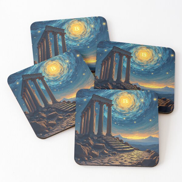 Item preview, Bitcoin Aurora Crypto Lights of the Future designed and sold by RadDeck.