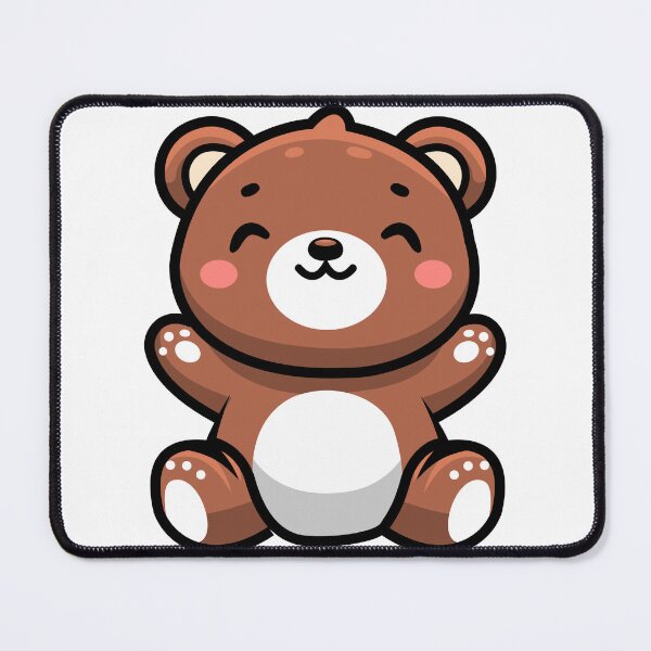 Item preview, Adorable Cartoon Bear Waving - Perfect for T-Shirts, Stickers, and More designed and sold by CreativeTomb.